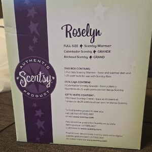 Scentsy Roselyn Full-Size Warmer - Purple